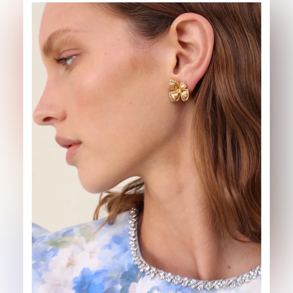 Zimmermann Bloom Large Stud Earrings - Worn twice and in perfect condition!!!